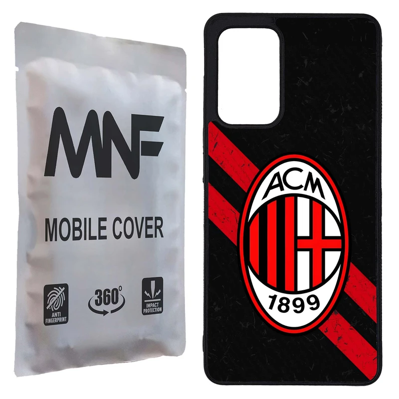 کاور ام ان اف طرح تیم AC Milan کد P-241 مناسب برای گوشی موبایل سامسونگ Galaxy A72 / A72 5G