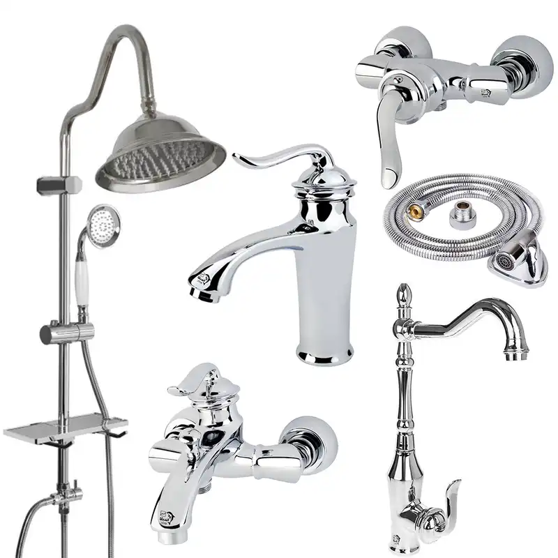 ست شیرآلات اندیکا مدل مدل بامبو مجموعه 6 عددی