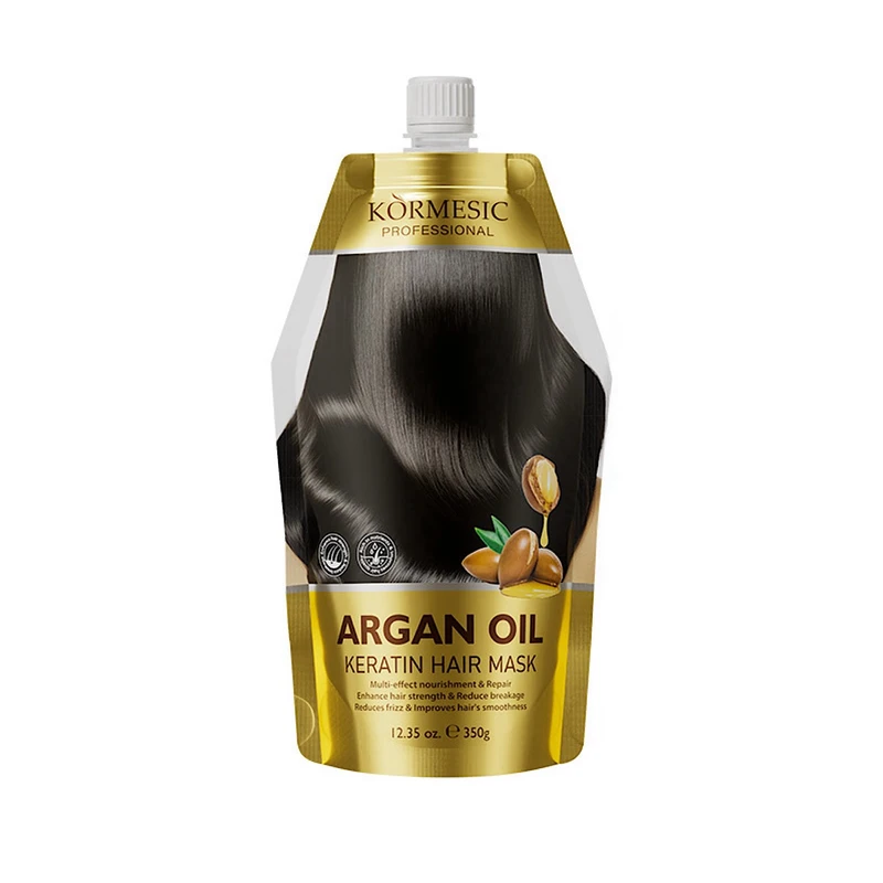 ماسک ترمیم کننده مو کورمسیک مدل آرگان مناسب برای موهای آسیب دیده حجم 350 میلی لیتر