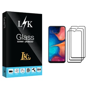 LKG LK Glass Screen Protector For Samsung Galaxy A20 Pack Of 3