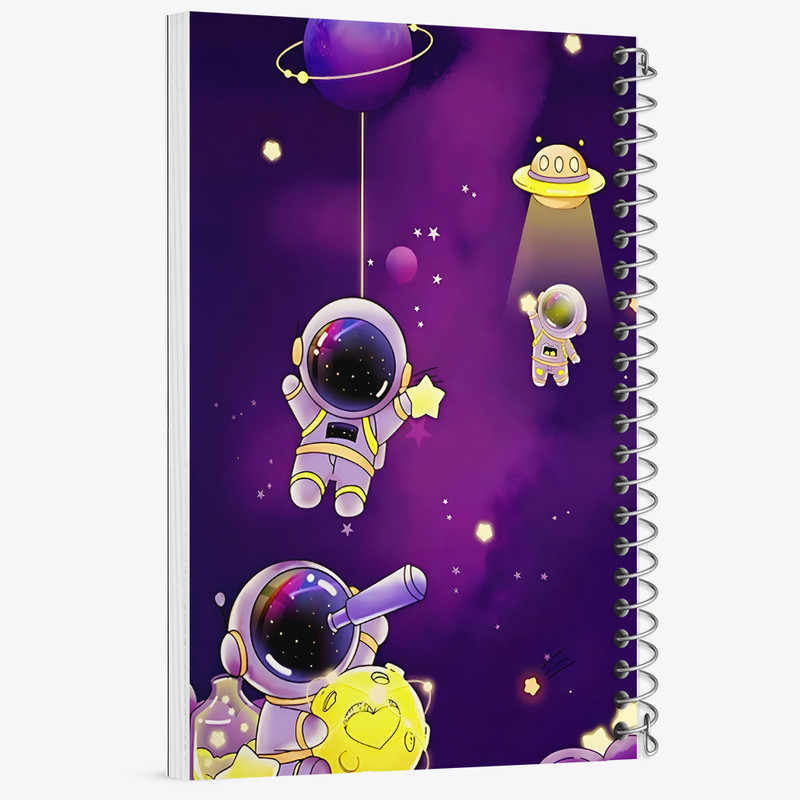 دفتر نقاشی 50 برگ خندالو طرح فضانورد کد F6451