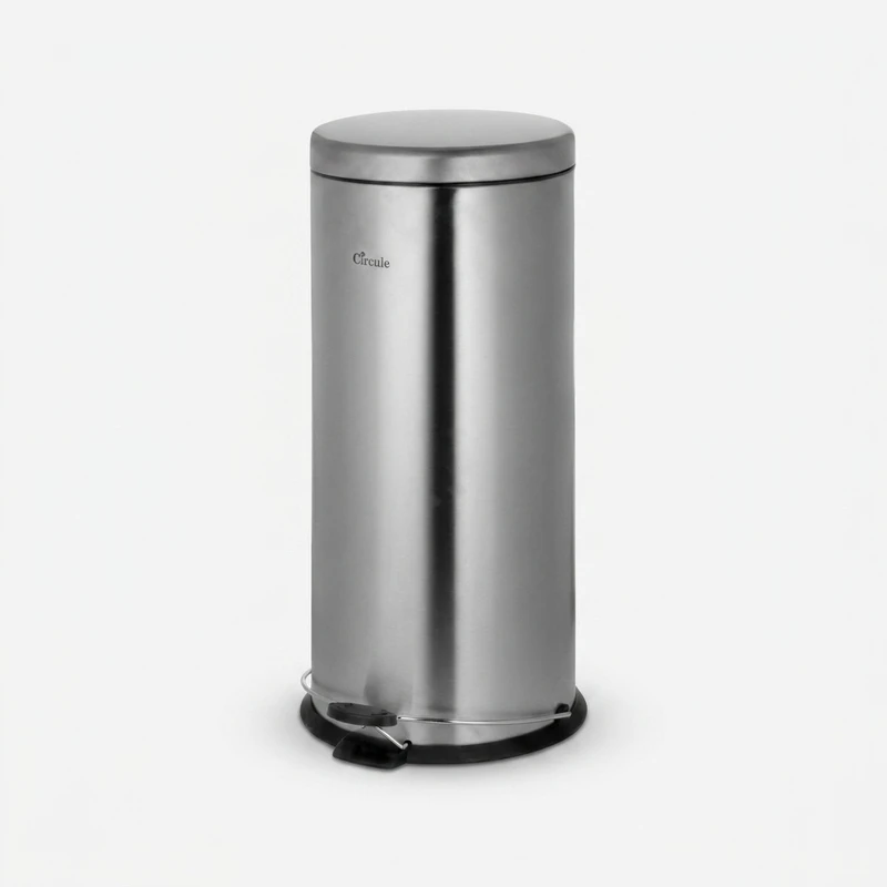 سطل زباله پدالی سیرکل مدل steel کد L30