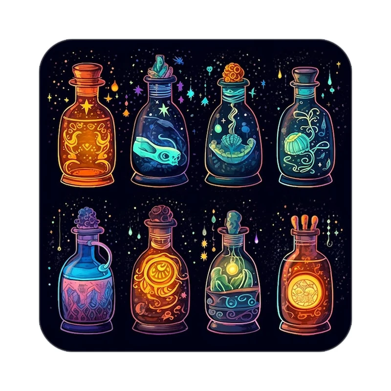 زیر لیوانی کاکتی طرح هری پاتر Harry Potter مدل mp44332