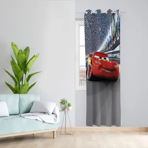 پرده طرح مکویین مدل مخمل پانچی کد L 1162R Z سایز 140x200 سانتی متر