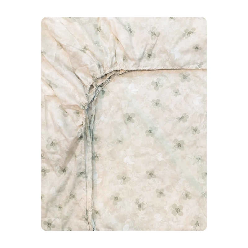 ملحفه آدنو مدل بابونه کد IR158 یک نفره سایز 90x200 سانتی متر