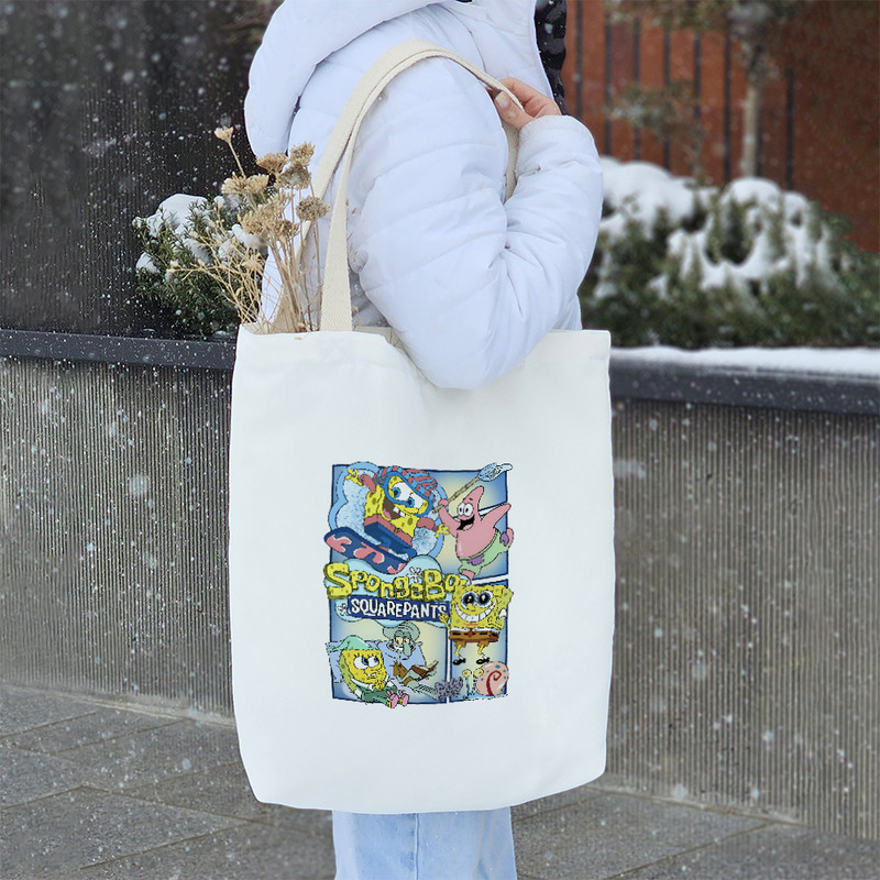 ساک خرید خندالو طرح باب اسفنجی کد 10293