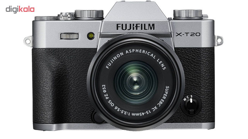 دوربین دیجیتال بدون آینه عکاسی فوجی فیلم مدل X-T20 همرا با لنز XC 15-45mm