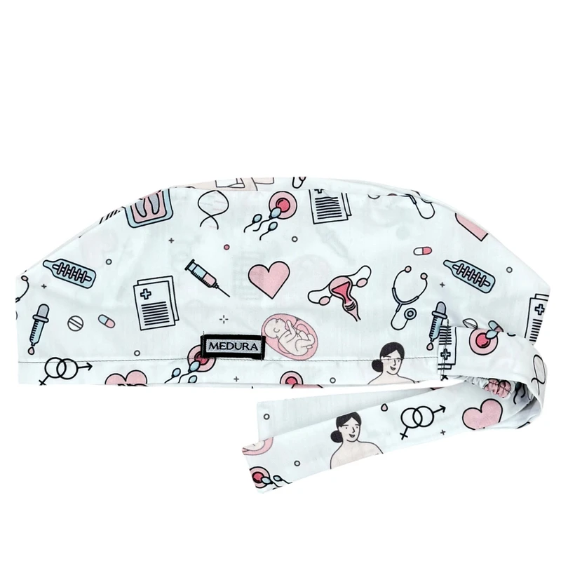 كلاه پزشكی مدورا طرح مامایی H41