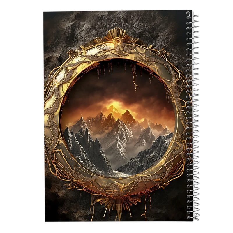 دفتر مشق 100 برگ مدوپد مدل  ارباب حلقه ها The Lord of the Rings کد DF3007