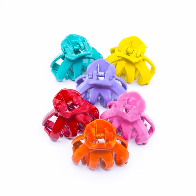 کلیپس مو زنانه مدل minifork مجموعه 6 عددی