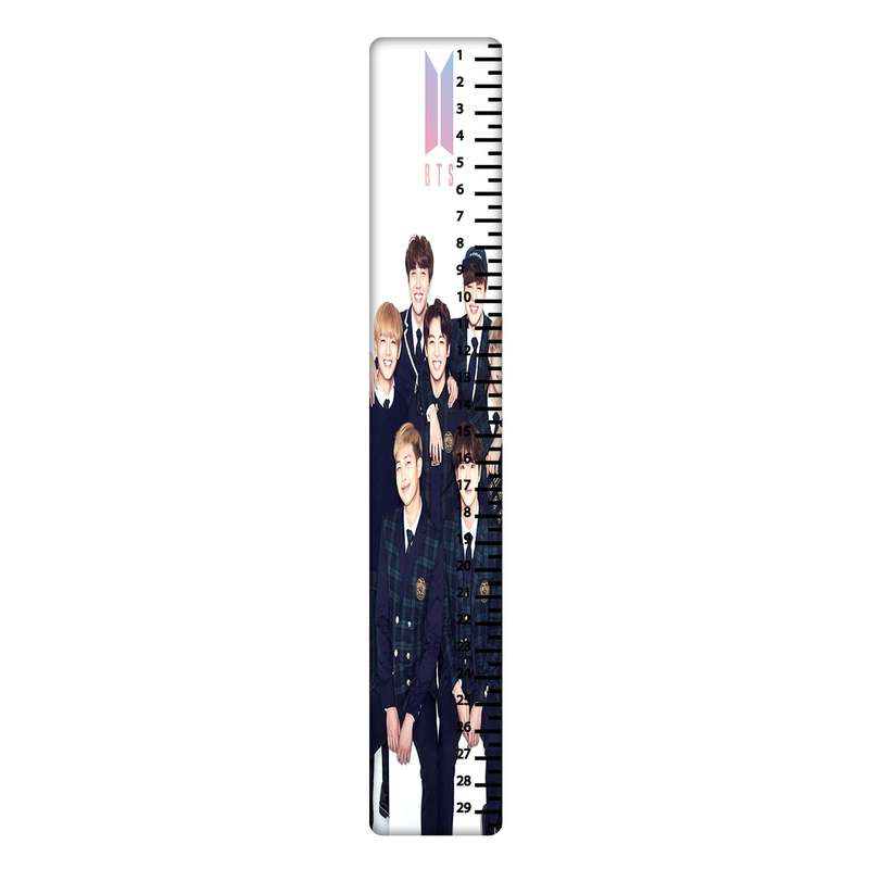 خط کش 30 سانتی متر طرح BTS کد 2100