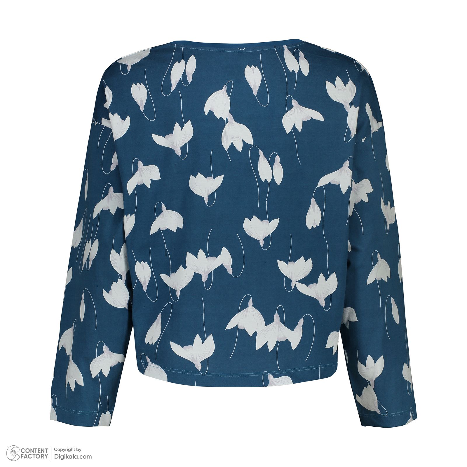 ست کراپ تیشرت آستین بلند و شلوار زنانه ناربن مدل 15211106 - - 10