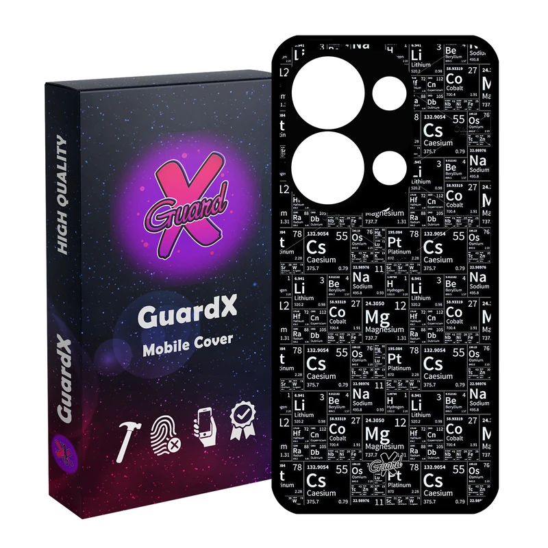 کاور گارد ایکس طرح شیمی مدل Glass10531 مناسب برای گوشی موبایل شیائومی Redmi Note 13 Pro 4G / Poco M6 Pro 4G