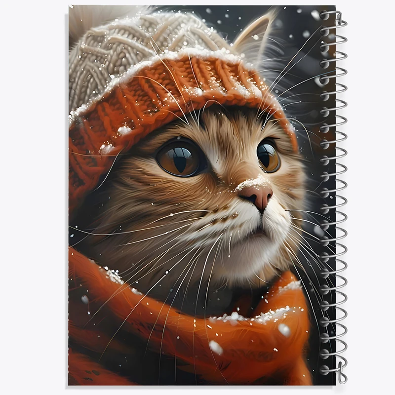 دفتر نقاشی 50 برگ خندالو طرح گربه (cat) کد F7600