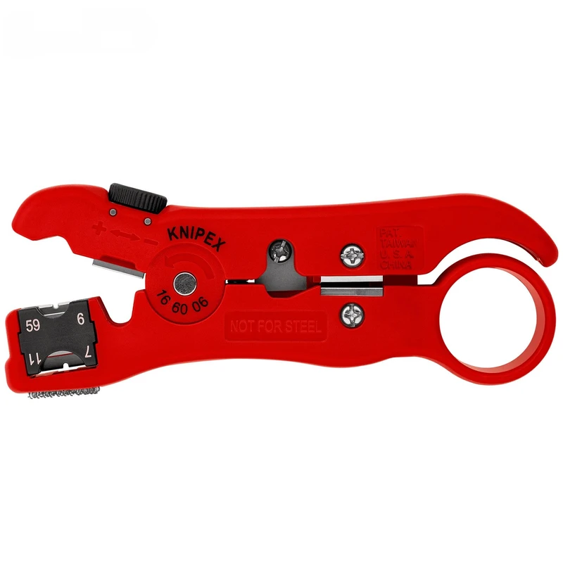 انبر کابل لخت کن کابل کواکسیال کنیپکس مدل 166006SB سایز 5 اینچ