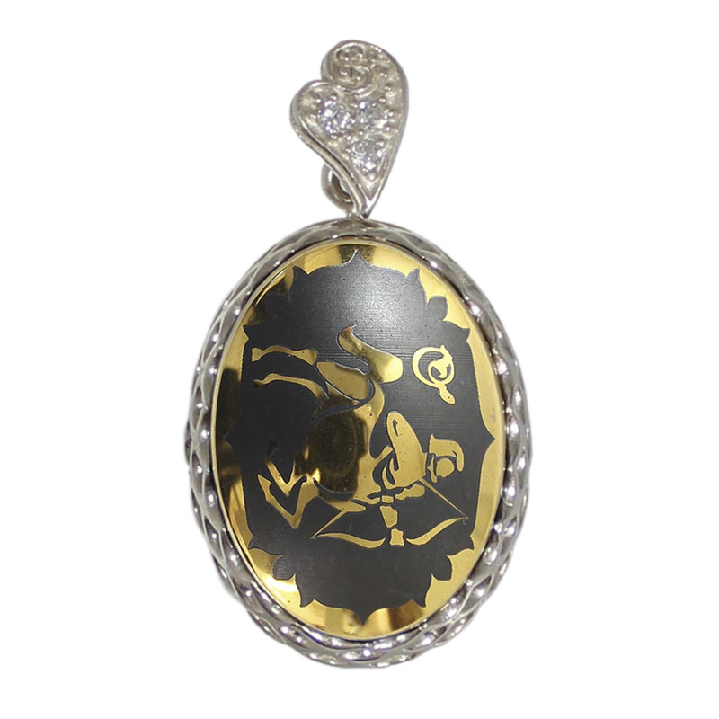 آویز گردنبند زنانه مدل حدید آذر ماه کد 9577 آویز گردنبند زنانه مدل حدید آذر ماه کد 9577