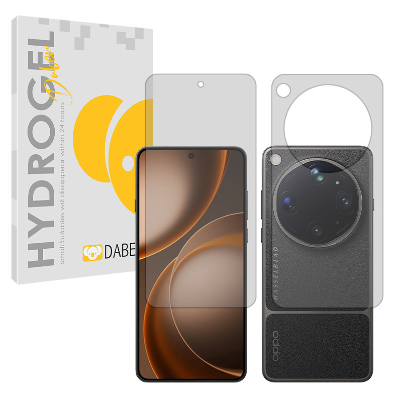 محافظ صفحه نمایش مات دبن مدل هیدروژلی مناسب برای گوشی موبایل اوپو Find X9 Ultra به همراه محافظ پشت گوشی