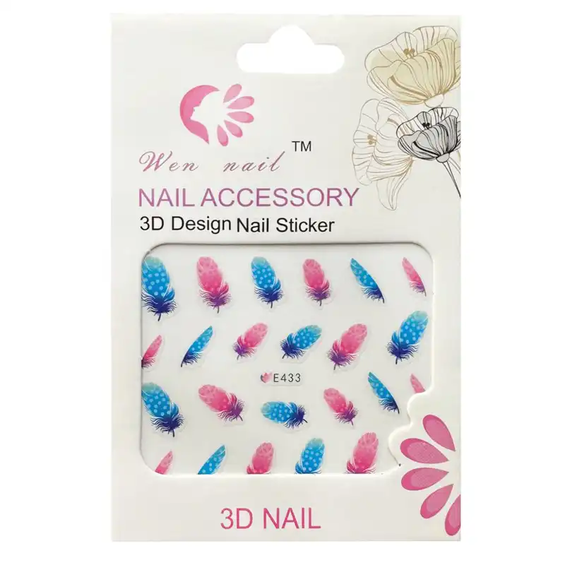 برچسب لنز ناخن مدل E-433