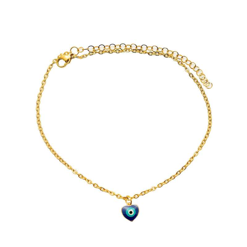 پابند زنانه دلنار گالری مدل قلب و چشم نظر