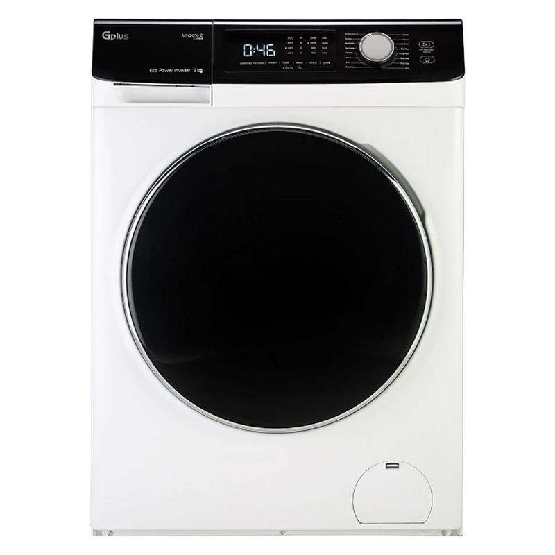 ماشین لباسشویی اتوماتیک جی پلاس مدل GWM-M854W ظرفیت 8 کیلوگرم