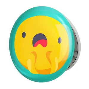 آینه جیبی خندالو طرح ایموجی Emoji مدل تاشو کد 5379 