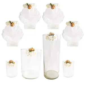 مجموعه ظروف هفت سین 8 پارچه طرح صدفی