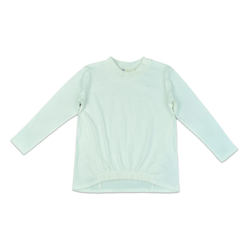 تی شرت آستین بلند دخترانه مدل P-H-WH08