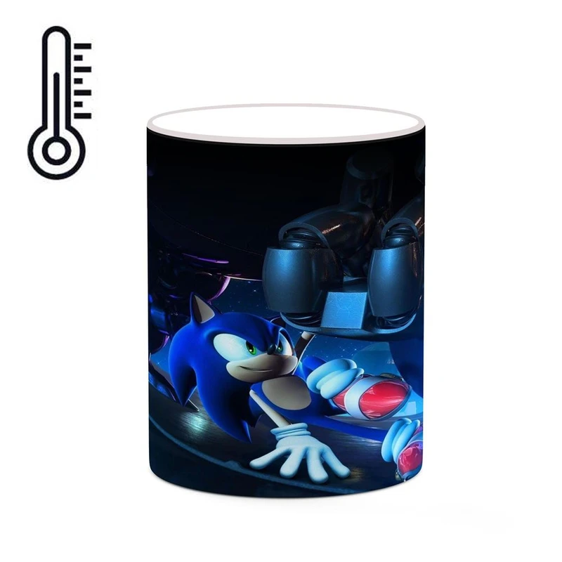 ماگ حرارتی کاکتی مدل بازی سونیک Sonic The Hedgehog کد mgh30235