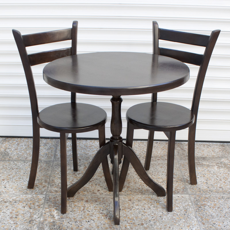 میز و صندلی ناهارخوری 2 نفره مدل TRX2 کد 0X2