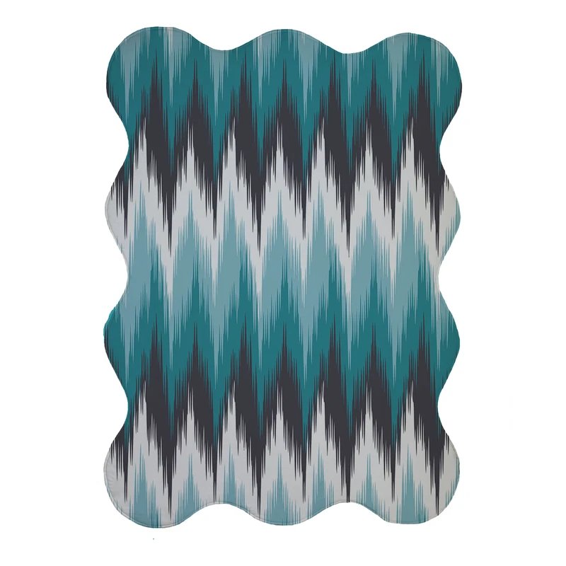 پادری مدل دالبر طرح آبرنگی کد 9064 سایز 80x110 سانتی متر