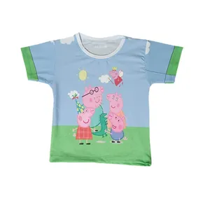 تی شرت آستین کوتاه بچگانه مدل پپاپیگ کد 01