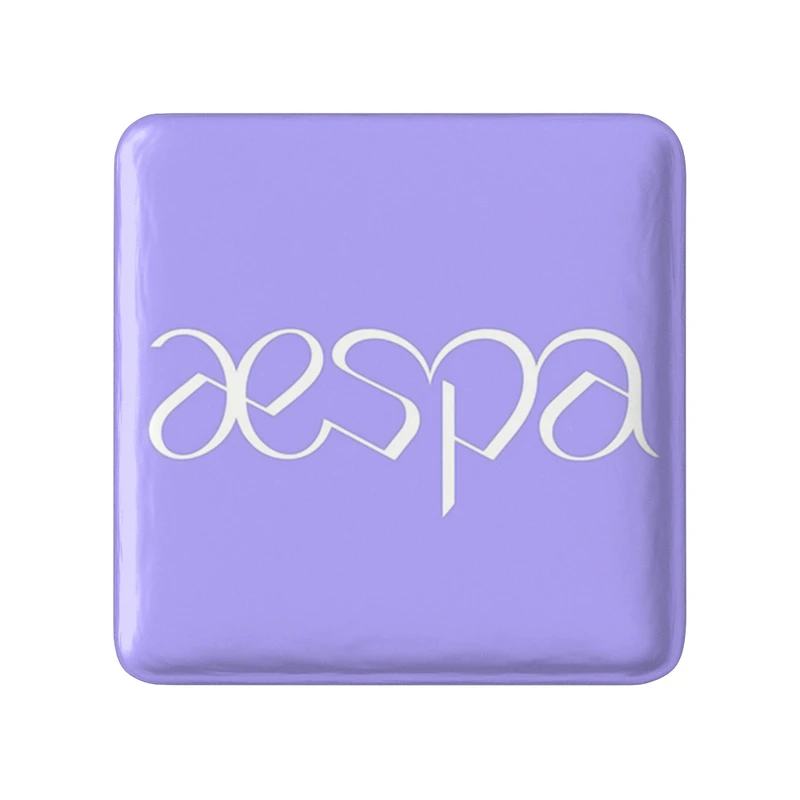 مگنت خندالو طرح گروه آسپا Aespa  مدل مربعی کد 19756
