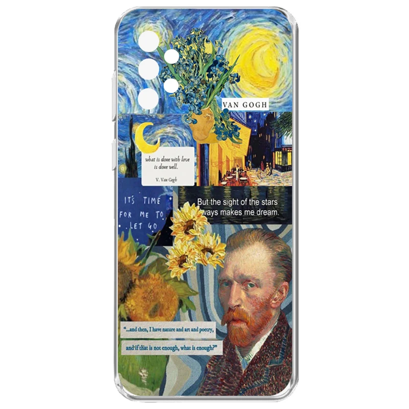 کاور طرح Van Gogh مناسب برای گوشی موبایل سامسونگ Galaxy A52/52s