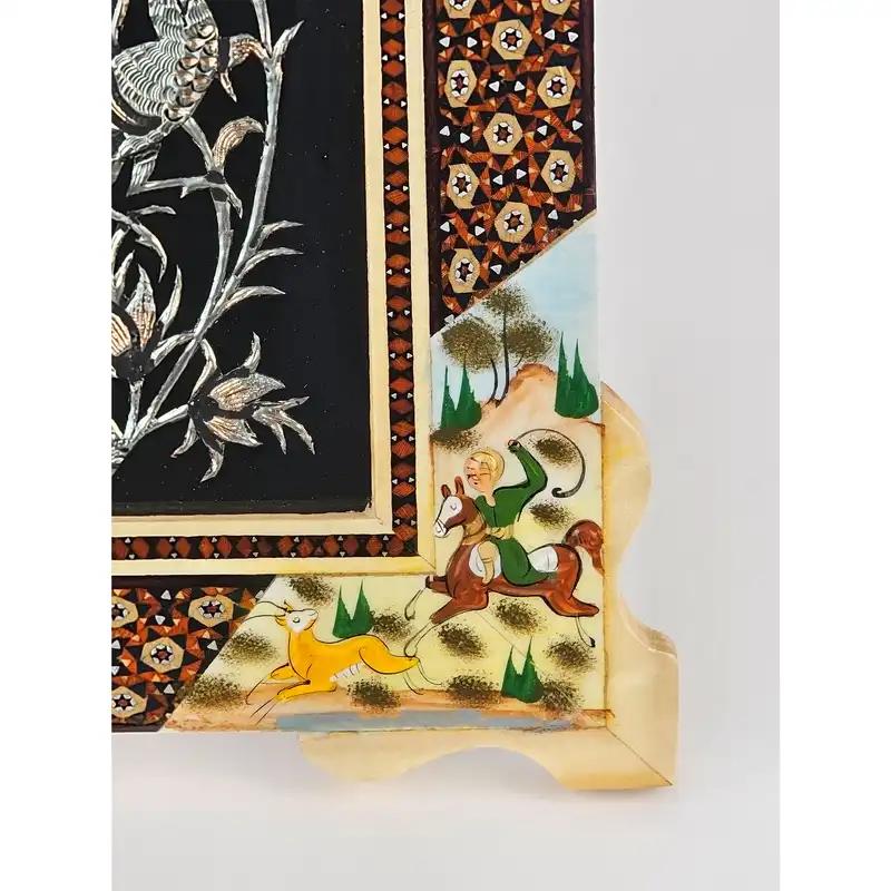 تابلو قلمزنی مدل چوگان