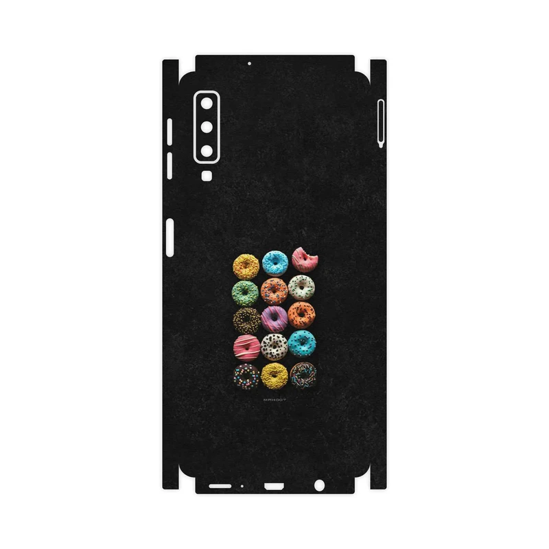 برچسب پوششی ماهوت مدل Doughnut-FullSkin مناسب برای گوشی موبایل سامسونگ Galaxy A7 2018