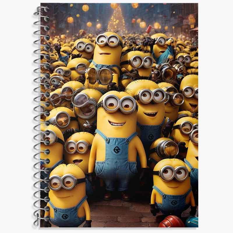 دفتر لغت 50 برگ خندالو طرح مینیون ها (Minions) کد N3251