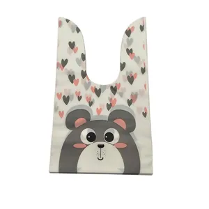 پلاستیک بسته بندی مدل گوشدار خرسی مجموعه 10 عددی