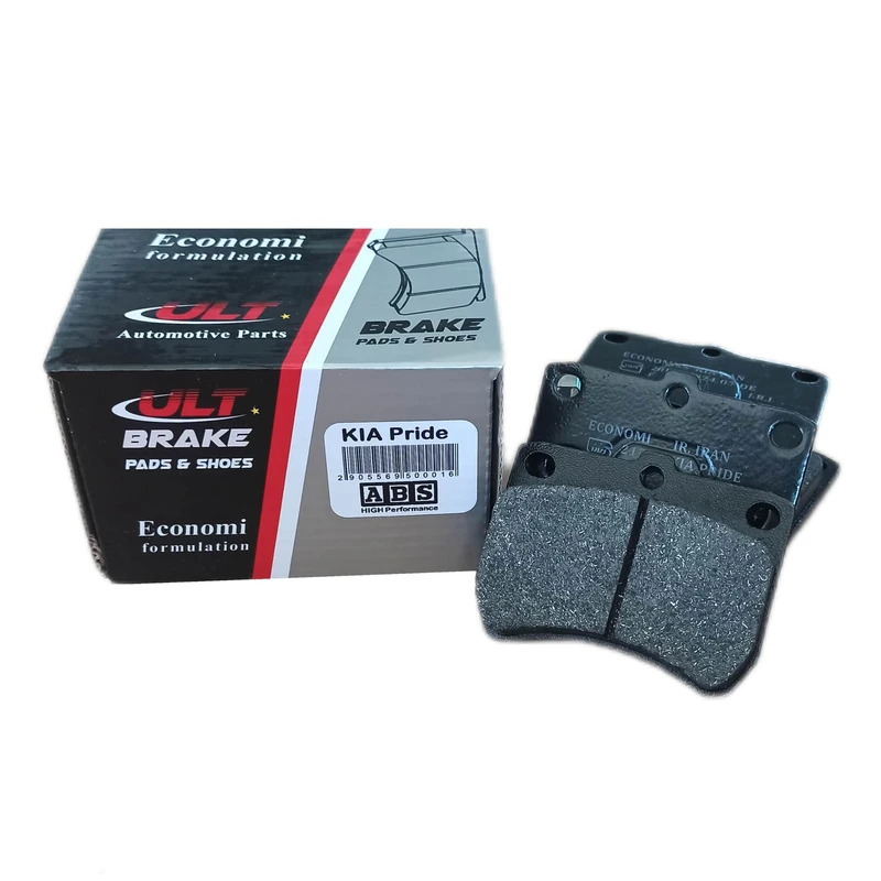 عکس شماره 2 : لنت ترمز جلو یو ال تی کد 2135-eco مناسب برای پراید