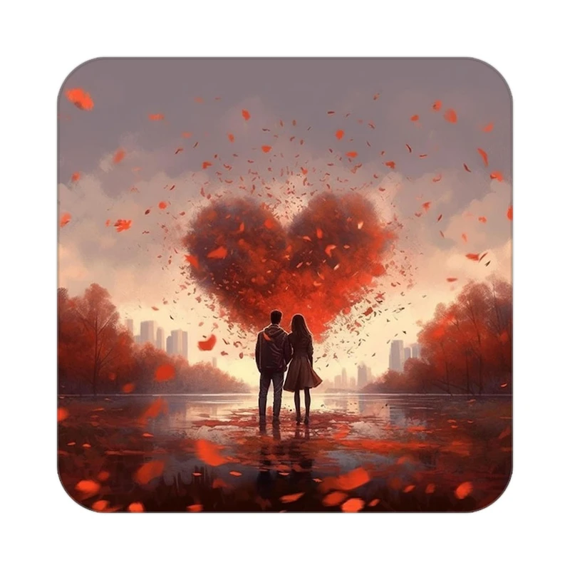 زیر لیوانی کاکتی مدل عاشقانه کد mp13511