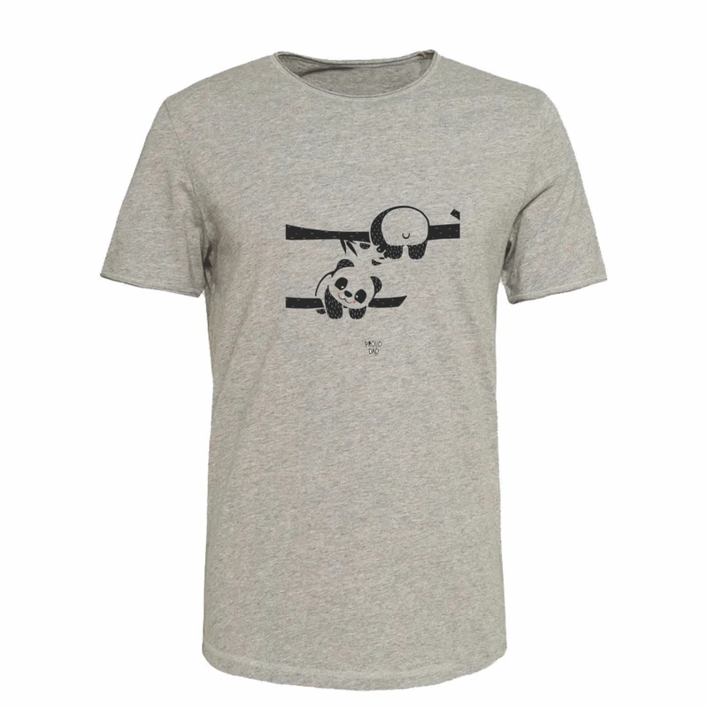 تی شرت آستین کوتاه مردانه مدل T572 طرح پاندا