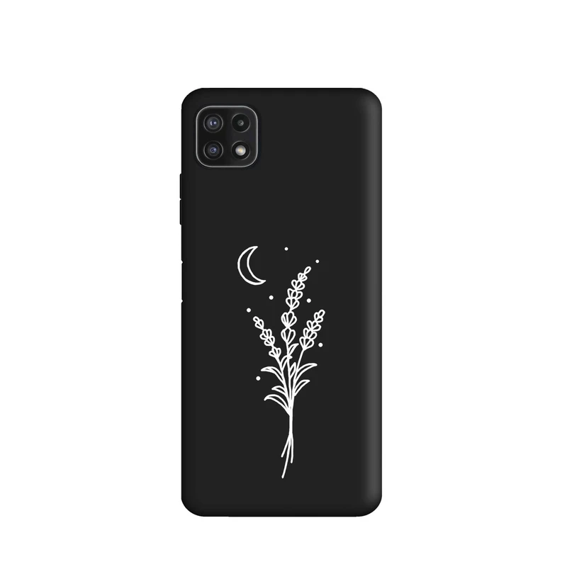 کاور قاب گارد طرح گل و ماه کد s8110 مناسب برای گوشی موبایل سامسونگ Galaxy A22 5G