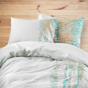 سرویس خواب مدوپد طرح نستعلیق یاسی مدل mod00004 یک نفره 4 تکه