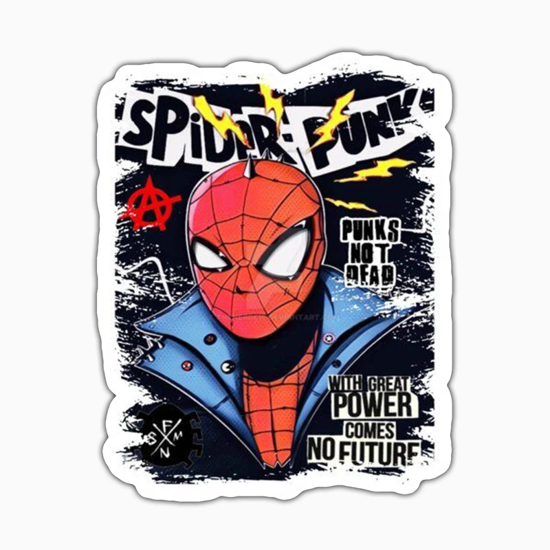 استیکر لپ تاپ و موبایل بووم طرح اسپایدرمن کد ET48