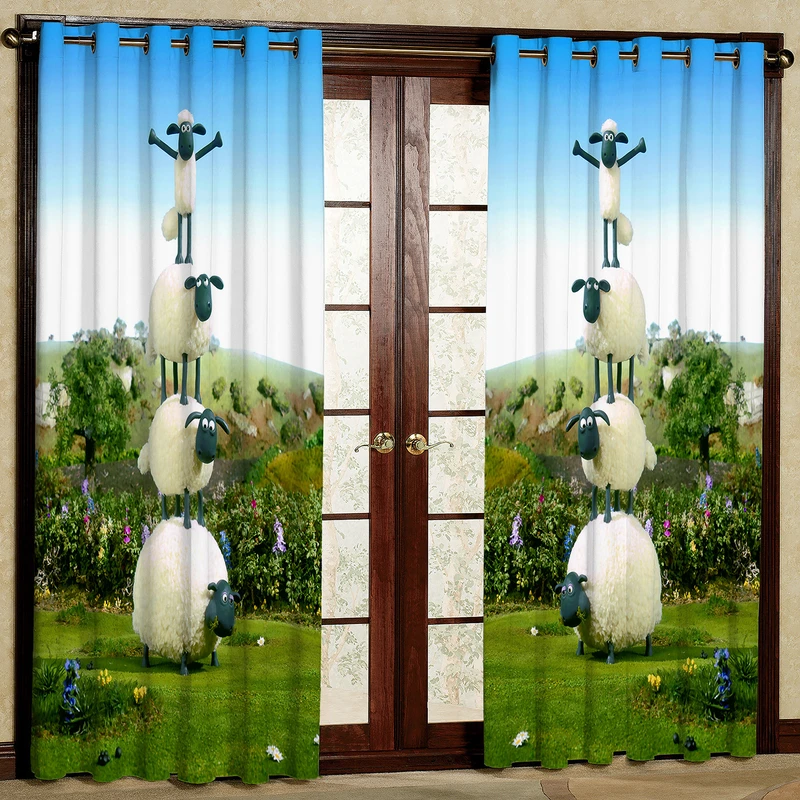 پرده مدل بره ناقلا مخمل پانچی کد 4889 سایز 140x200 سانتی متر