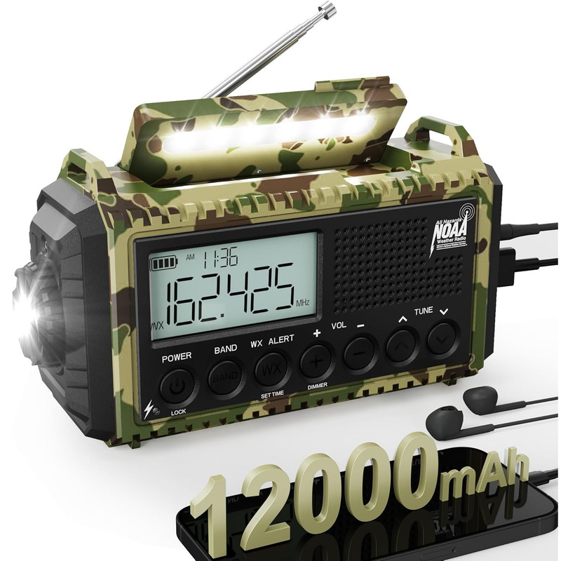 رادیو FM، AM، SW مدل CR-1009 دارای پورت USB