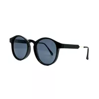عینک آفتابی مدل گرد دسته فلزی-کائوچو کد UV400