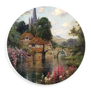 دیوارکوب طرح رودخانه و پل مدل wtb406