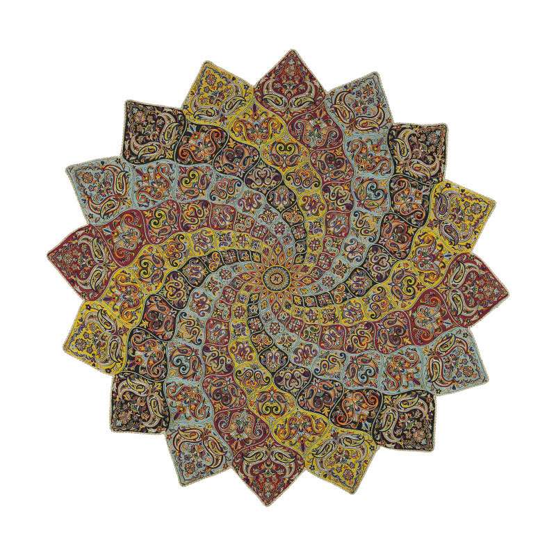 رومیزی ترمه حسینی مدل آبادیس