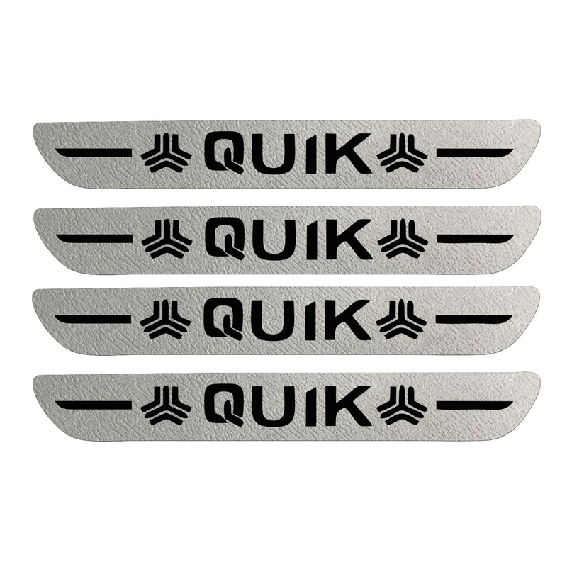  برچسب بدنه خودرو مهدیار طرح چرم مناسب برای کوئیک بسته 4 عددی 