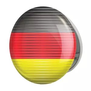 آینه جیبی خندالو طرح پرچم آلمان مدل تاشو کد 20656 